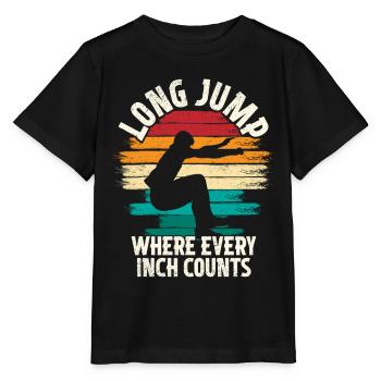 Long Jump Long Jump - Stanley/Stella MINI CREATOR Kids’ T-Shirt - black - Front - Mikhail (115cm)
