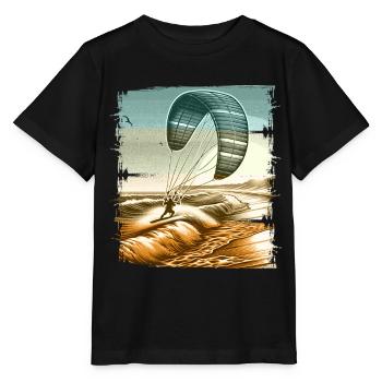 Kitesurfen Kitesurfer Kiteboard - Stanley/Stella Kinder T-Shirt MINI CREATOR  - Schwarz - Vorne - Mikhail (115cm)