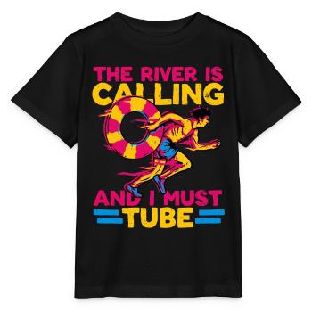River Tubing Inner Tubing Bumper - Stanley/Stella MINI CREATOR Kids’ T-Shirt - black - Front - Mikhail (115cm)