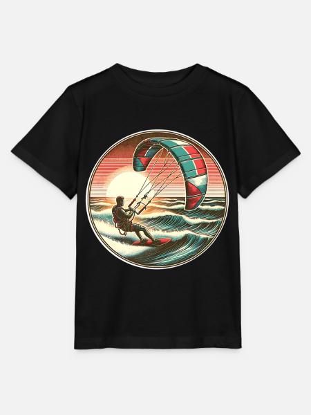 Kitesurfen Kitesurfer Kiteboard - Stanley/Stella Kinder T-Shirt MINI CREATOR  - Schwarz