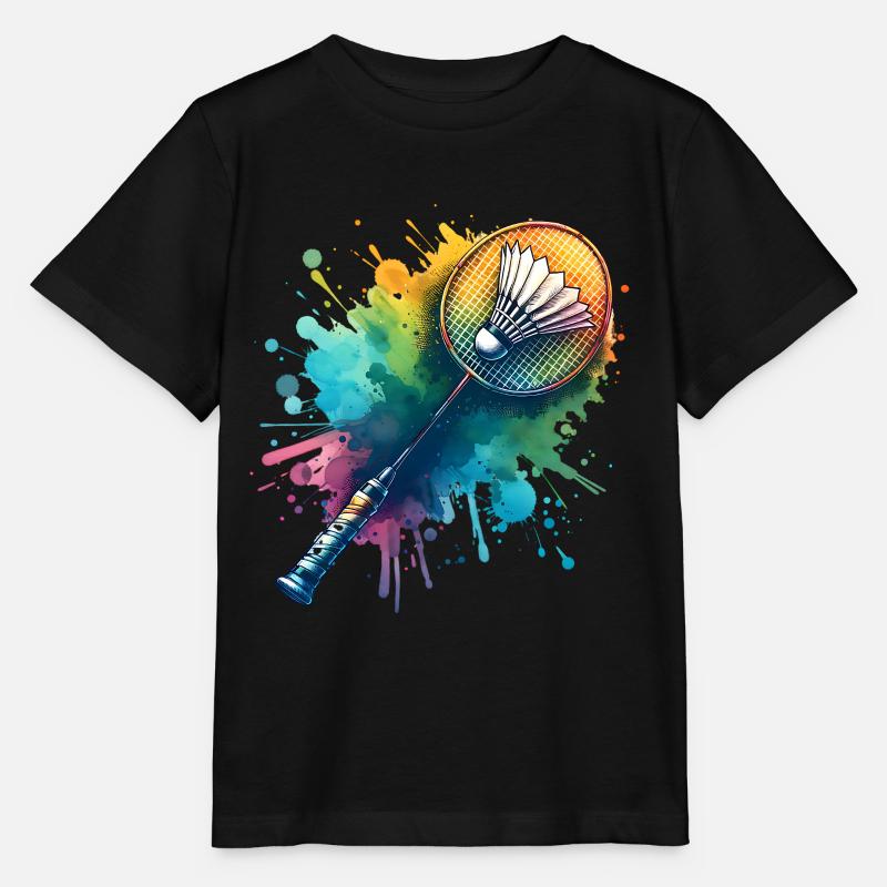 Badminton - Stanley/Stella Kinder T-Shirt MINI CREATOR  - Schwarz