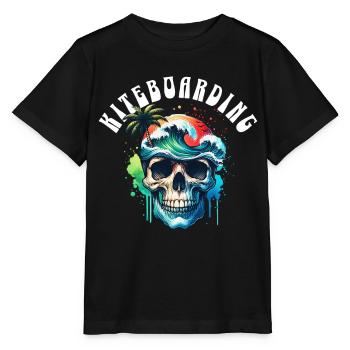 Kitesurf Kitesurfer Kiteboard - T-shirt bio MINI CREATOR Stanley/Stella Enfant - noir - Devant - Mikhail (115cm)