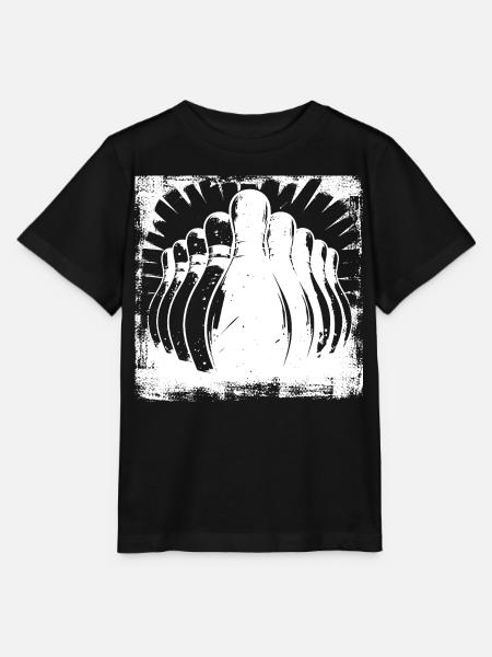 Kegeln Bowling - Stanley/Stella Kinder T-Shirt MINI CREATOR  - Schwarz