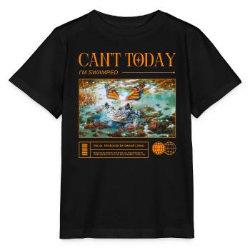 Sumpfmodus aktiviert – Keine Termine, nur Swamp - Stanley/Stella Kinder T-Shirt MINI CREATOR  - Schwarz - Vorne - Mikhail (115cm)
