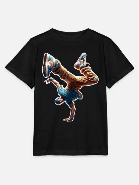 Breakdance - Stanley/Stella Kinder T-Shirt MINI CREATOR  - Schwarz