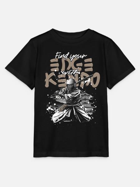 Kendo Japanische Kampfsportarten - Stanley/Stella Kinder T-Shirt MINI CREATOR - Schwarz
