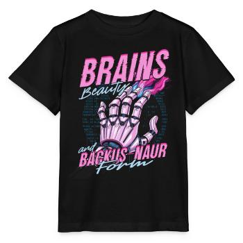 Linguiste computationnel Cerveaux Beauté et Backus Naur - T-shirt bio MINI CREATOR Stanley/Stella Enfant - noir - Devant - Mikhail (115cm)