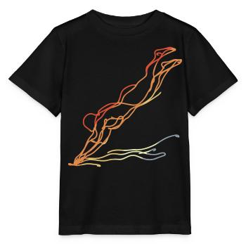 Natation Look Vintage - T-shirt bio MINI CREATOR Stanley/Stella Enfant - noir - Devant - Mikhail (115cm)
