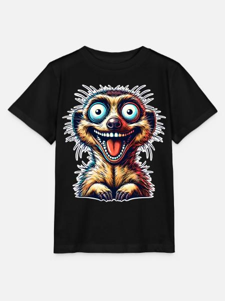 Erdmännchen - Stanley/Stella Kinder T-Shirt MINI CREATOR - Schwarz