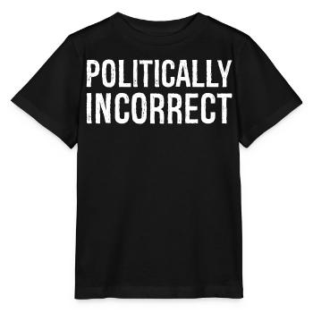 politically Incorrect - Stanley/Stella MINI CREATOR Kids’ T-Shirt - black - Front - Mikhail (115cm)