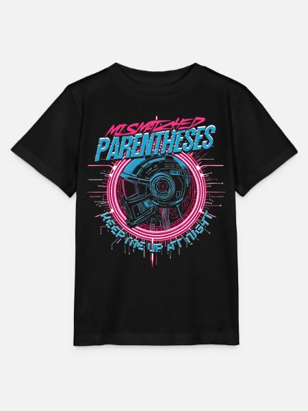 Computerlinguist Mismatched Parentheses - Stanley/Stella Kinder T-Shirt MINI CREATOR - Schwarz