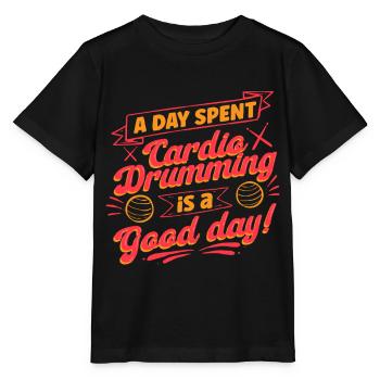 Cardio Drummer Cardio Drumming - T-shirt bio MINI CREATOR Stanley/Stella Enfant - noir - Devant - Mikhail (115cm)