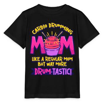 Cardio Drummer Cardio Drumming Mother - Stanley/Stella MINI CREATOR Kids’ T-Shirt - black - Front - Mikhail (115cm)