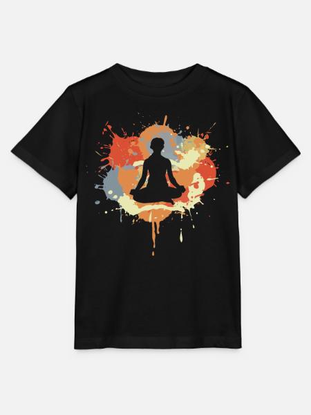 Yoga - Stanley/Stella Kinder T-Shirt MINI CREATOR  - Schwarz