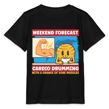 Cardio Drummer Cardio Drumming - T-shirt bio MINI CREATOR Stanley/Stella Enfant - noir - Devant - Mikhail (115cm)