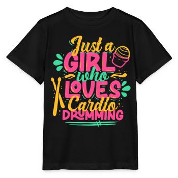 Cardio Drummer Cardio Drumming - Stanley/Stella MINI CREATOR Kids’ T-Shirt - black - Front - Mikhail (115cm)