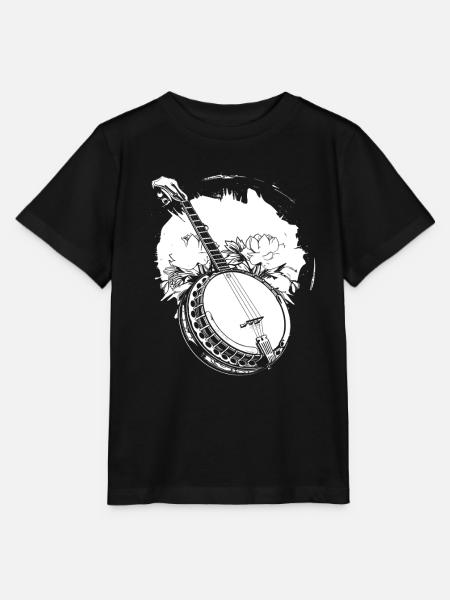 Banjo - Stanley/Stella Kinder T-Shirt MINI CREATOR - Schwarz
