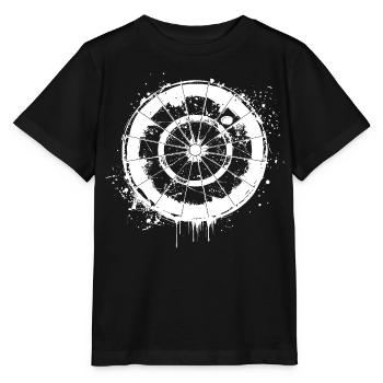 Dartscheibe Streetart - Stanley/Stella Kinder T-Shirt MINI CREATOR  - Schwarz - Vorne - Mikhail (115cm)