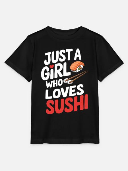 Sushi - Stanley/Stella Kinder T-Shirt MINI CREATOR - Schwarz