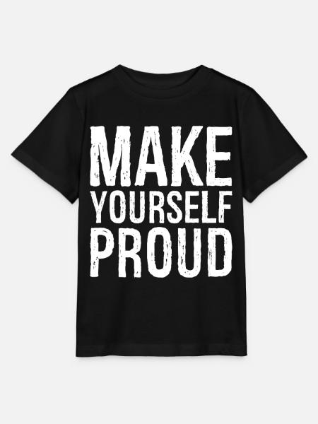 make yourself proud - Stanley/Stella Kinder T-Shirt MINI CREATOR  - Schwarz