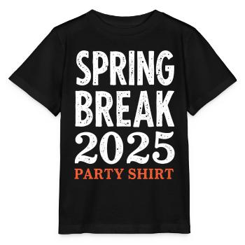 Spring Break 2025 Party Shirt - Stanley/Stella MINI CREATOR Kids’ T-Shirt - black - Front - Mikhail (115cm)