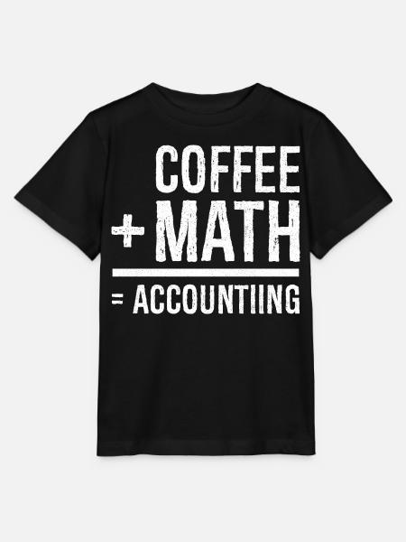 coffee math accounting - Stanley/Stella Kinder T-Shirt MINI CREATOR - Schwarz