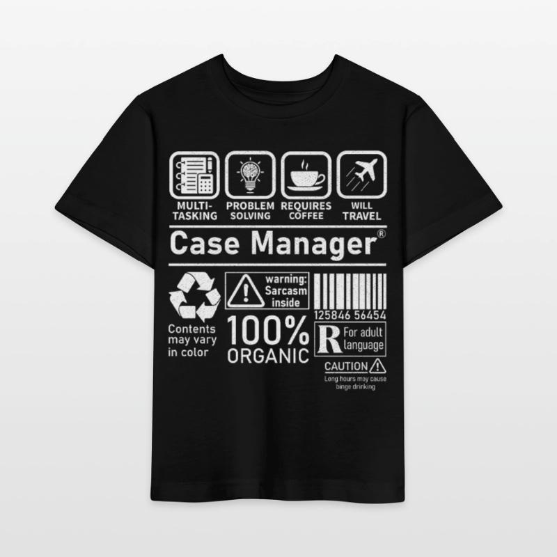Case Manager multi tasking problem solving Stanley/Stella MINI CREATOR Kids’ T-Shirt
