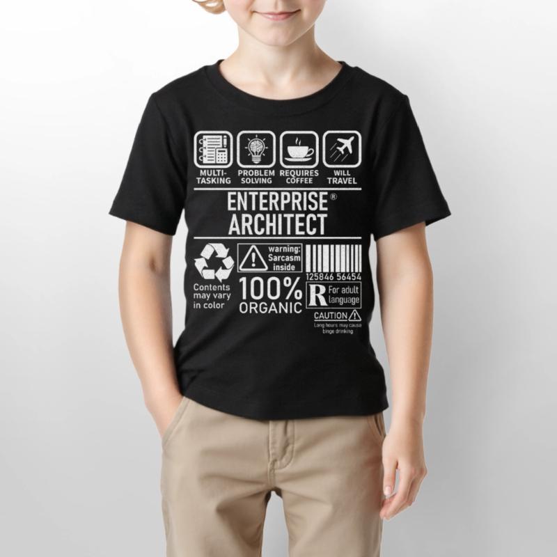 Enterprise Architect multi tasking problem solving Stanley/Stella Kinder T-Shirt MINI CREATOR 