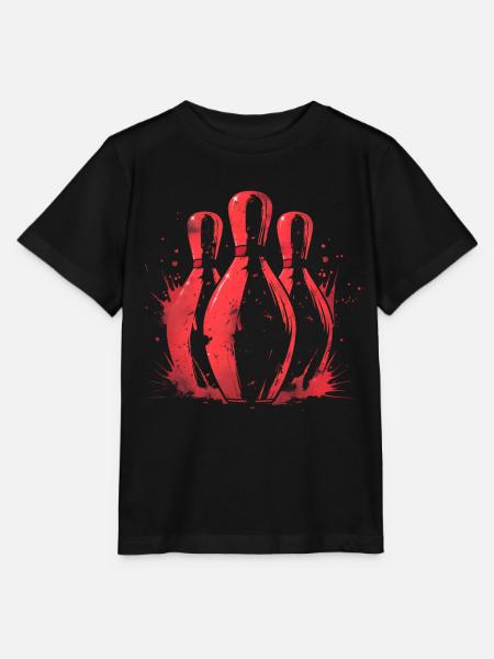 Bowling - Stanley/Stella Kinder T-Shirt MINI CREATOR  - Schwarz