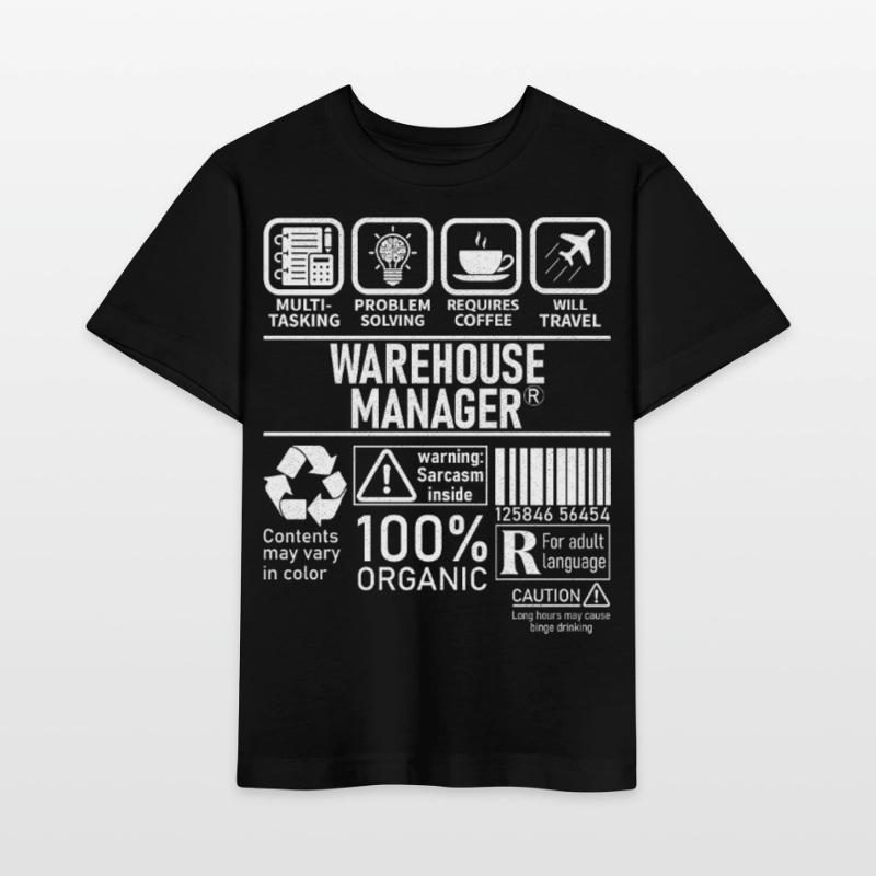 Warehouse Manager multi tasking problem solving Stanley/Stella Kinder T-Shirt MINI CREATOR 
