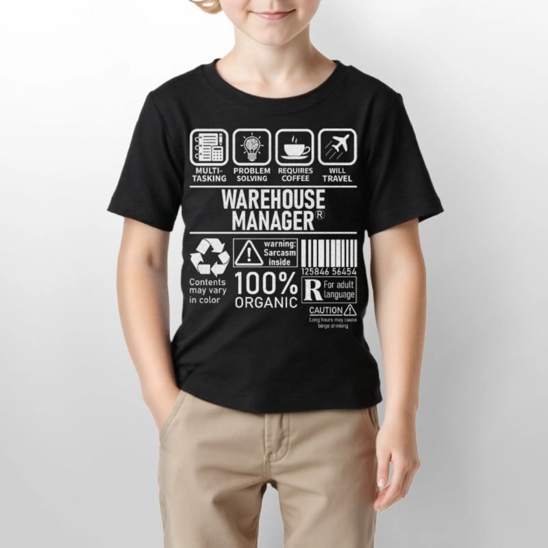 Warehouse Manager multi tasking problem solving Stanley/Stella Kinder T-Shirt MINI CREATOR 