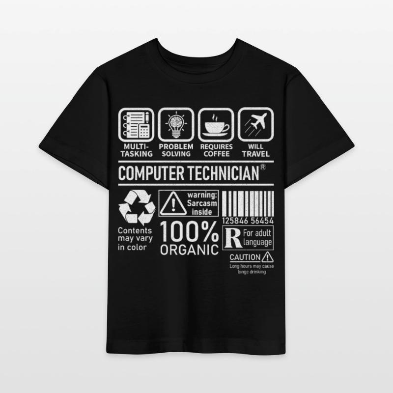 Computer Technician multi tasking problem solving Stanley/Stella MINI CREATOR Kids’ T-Shirt