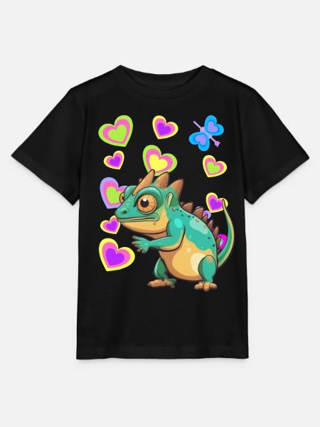 Dino Dinos Kinder Kind Baby Kleinkinder - Stanley/Stella T-shirt MINI CREATOR til børn - sort