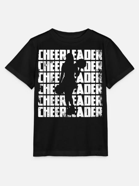 Cheerleaderin - Stanley/Stella Kinder T-Shirt MINI CREATOR - Schwarz