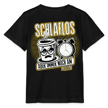 Schlaflos, aber noch am Leben. mom Life - Stanley/Stella Kinder T-Shirt MINI CREATOR  - Schwarz - Vorne - Mikhail (115cm)