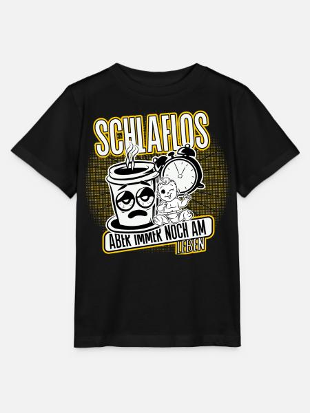 Schlaflos, aber funktionierend! - Stanley/Stella Kinder T-Shirt MINI CREATOR  - Schwarz