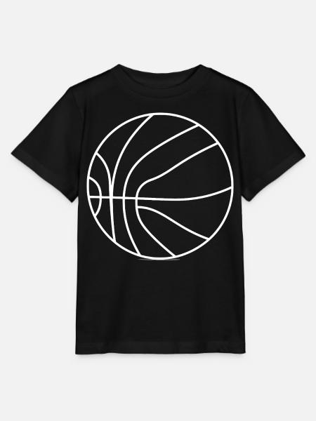 Basketballer Zeichnung - Stanley/Stella Kinder T-Shirt MINI CREATOR  - Schwarz