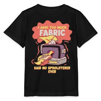 Polsterer Polsterin Polsterei - Stanley/Stella Kinder T-Shirt MINI CREATOR  - Schwarz - Vorne - Mikhail (115cm)