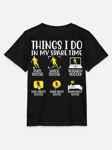 Fußball - Stanley/Stella Kinder T-Shirt MINI CREATOR - Schwarz