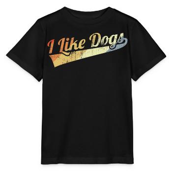 L’amour des chiens - T-shirt bio MINI CREATOR Stanley/Stella Enfant - noir - Devant - Mikhail (115cm)