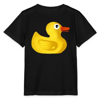Süße Quietscheente - Stanley/Stella Kinder T-Shirt MINI CREATOR  - Schwarz - Vorne - Mikhail (115cm)