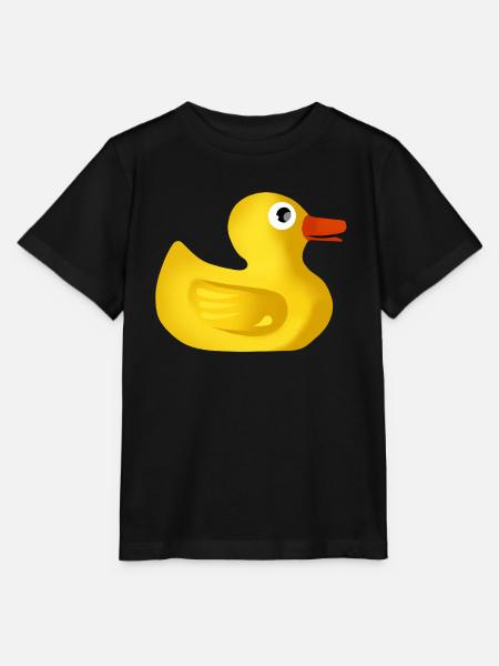 Süße Quietscheente - Stanley/Stella Kinder T-Shirt MINI CREATOR - Schwarz