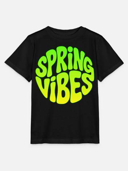 Frühlingsanfang - Spring vibes - Stanley/Stella Kinder T-Shirt MINI CREATOR - Schwarz