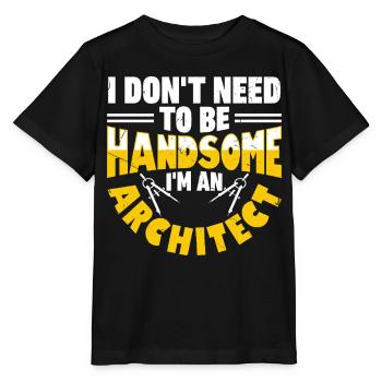 Architecte - T-shirt bio MINI CREATOR Stanley/Stella Enfant - noir - Devant - Mikhail (115cm)