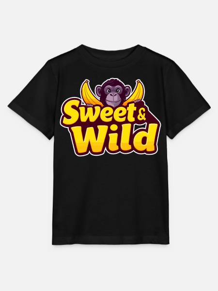 Süß und Wild - Stanley/Stella Kinder T-Shirt MINI CREATOR - Schwarz