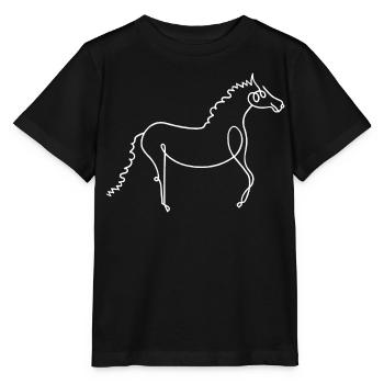 Horse - Stanley/Stella MINI CREATOR Kids’ T-Shirt - black - Front - Mikhail (115cm)