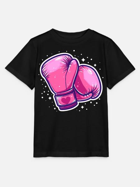 Boxhandschuhe Grafik - Stanley/Stella Kinder T-Shirt MINI CREATOR - Schwarz