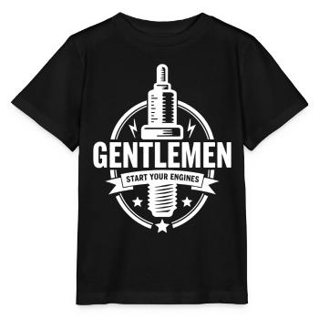 Messieurs, démarrez vos moteurs Sport automobile - T-shirt bio MINI CREATOR Stanley/Stella Enfant - noir - Devant - Mikhail (115cm)