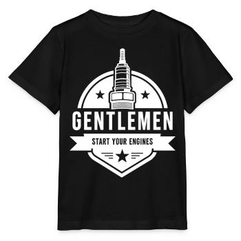 Messieurs, démarrez vos moteurs Sport automobile - T-shirt bio MINI CREATOR Stanley/Stella Enfant - noir - Devant - Mikhail (115cm)