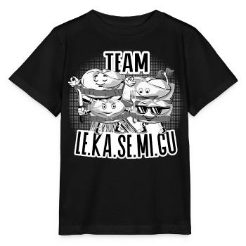 Team Le.Ka.Se.Mi.Gu – Brotzeit Crew - Stanley/Stella Kinder T-Shirt MINI CREATOR  - Schwarz - Vorne - Mikhail (115cm)